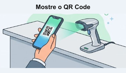 Passo 3: Mostre o QR Code